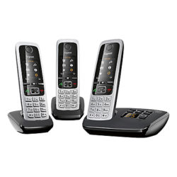 Gigaset C430A Digital Cordless Telephone and Answer Machine, Trio DECT